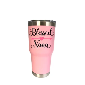 

Blessed NaNa Tumbler Travel Car Beer Mug Water Bottle Vacuum Flasks Insulated Stainless Steel Thermos Coffee mugs Birthday Gift