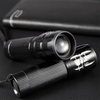 

XANES Zoomable Flashlight 3 Modes Portable LED Torch Light Waterproof Outdoor Hunting Emergency Lamp for Camping Portable
