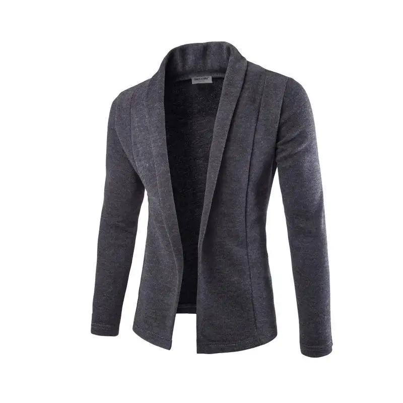 ZOGAA Casual Men Blazer Guys Boys Long Sleeve Solid Color Casual Blazer Coats Male Formal Slim Fit Fashion Blazer Jacket 2019