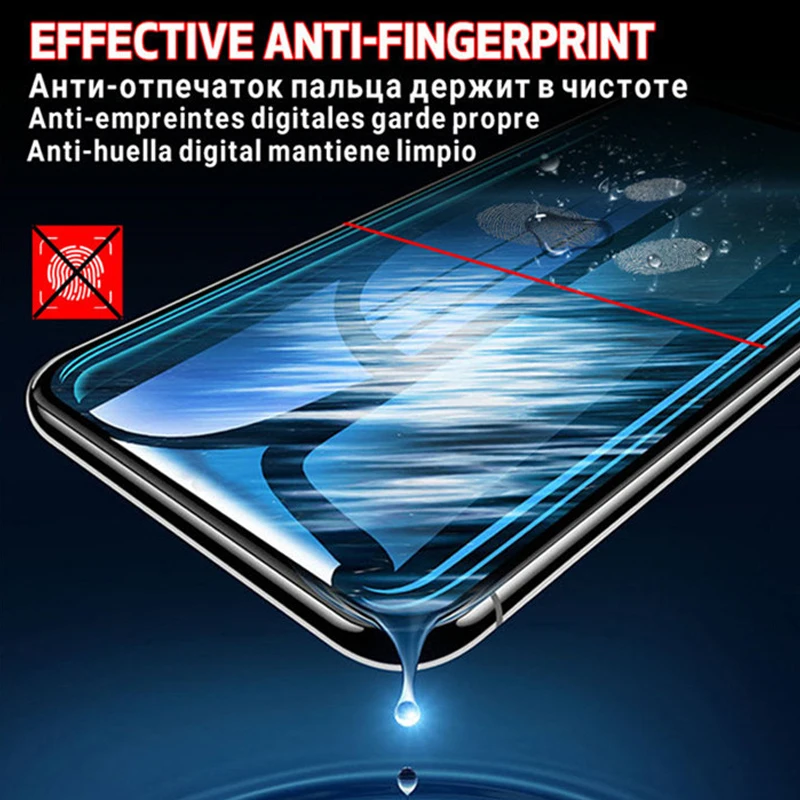 15D защита для экрана Гидрогелевая пленка IPhone X 6 S s 7 8 Plus XR XS Max мягкая полная