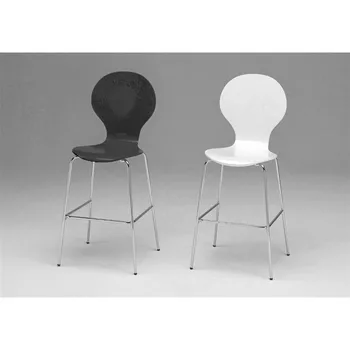 

Stool SELENA, chrome plated, black lacquer