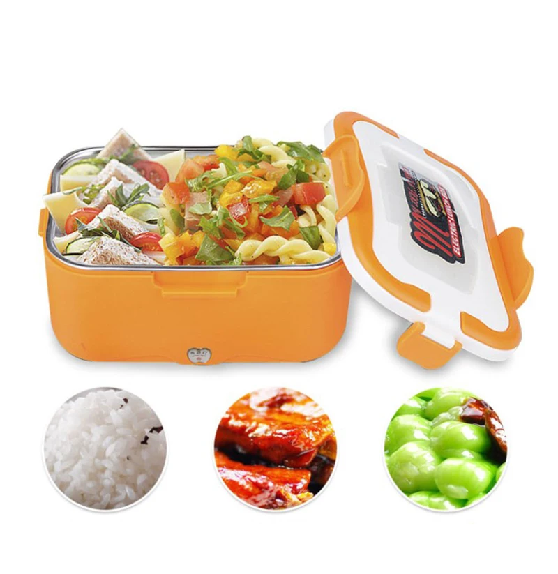 Car heating lunch box Multifunctional stainless steel insulated lunch box car electric lunch box18