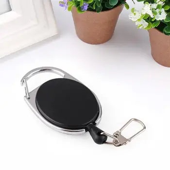 

Keychain Retractable Key Chain Key Chain Ring Holder Metal Key Ring Keyring Recoil Novelty Pull