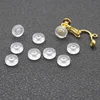 White Transparent Soft Silicone Anti-Pain Ear Clip Pad Earrings Backs Stopper Accessories DIY Ear Jewelry Findings Components ► Photo 2/5