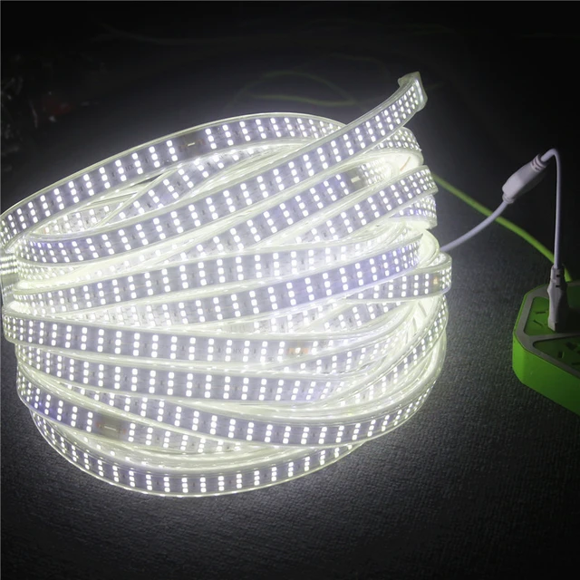 12V 24V LED Streifen Licht Wasserdicht SMD2835 120Leds/m Hohe Helle LED  Band Weiß Warm Weiß flexible Seil Lampe Hause Dekoration - AliExpress