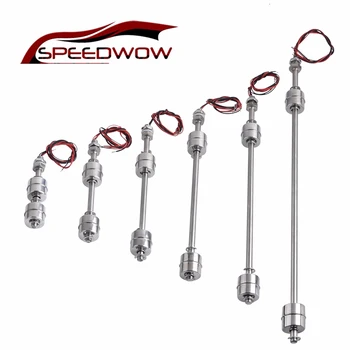 

SPEEDWOW Stainless Steel Float Switch Tank Liquid Water Level Sensor Internal Vertical Float Switch 10W/50W 6 Sizes