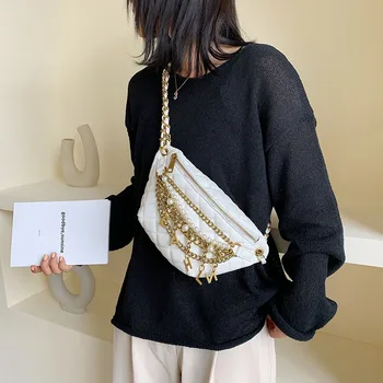 

Leather Crossbody Bags For Women 2019 Fashion Pearl Chain Shoulder Messenger Bag Lady Travel Purses and Handbags Cross Body Bag