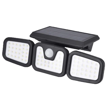 

BOEUiT 74 LEDs Solar Light PIR Motion Sensor Solar Lamp Outdoor Sunlight Waterproof Street Light for Garden Decoration Spotlight