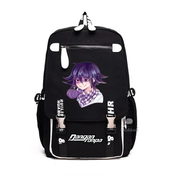 メガディール Danganronpa合馬kokichiバックパックスクールバッグランドセルコスプレアニメ ゲーム旅行カジュアルラップトップバッグショルダーバッグリュックサック 靴 33 荷物及び袋