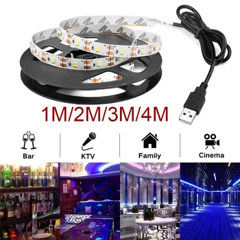 

1M USB LED Light Strip Tape SMD2835 TV PC Background Decorative Lighting DC5V