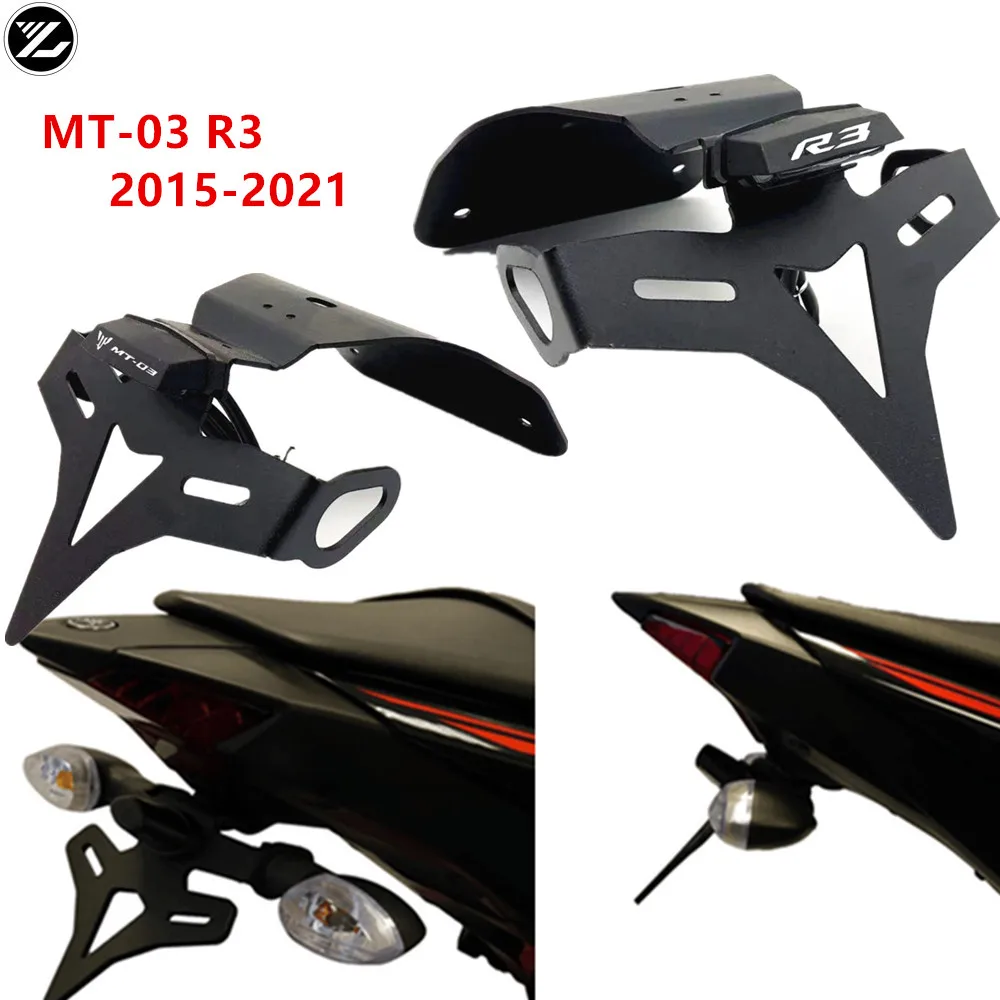 Новые аксессуары для Yamaha YZF R3 R25 MT-03 MT 03 MT03 держатель номерного знака Кронштейн