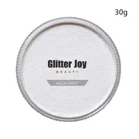 30g/pc Water Based Neon UV White Face And Body Paint Pigment Glow Under Neon for Cosplay, Festival, Party Makeup 2