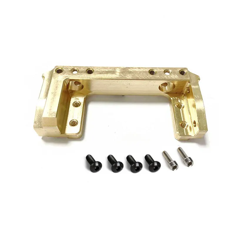

1PCS 85G Brass Front Bumper Mount Servo Stand for 1/10 RC Crawler Axial SCX10 II 90046 90047 Upgrade Parts