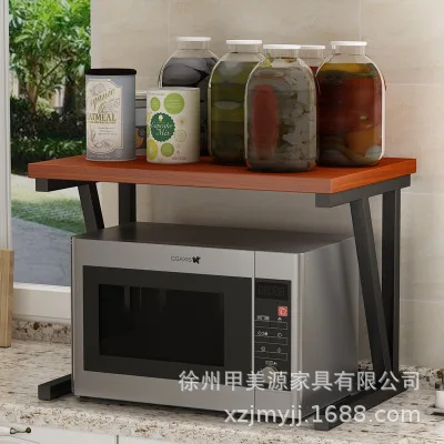 Простая двухэтажная полка для СВЧ решетки хранение на 2 х этажных кухонных