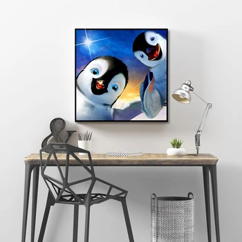 

30x30 Diy Diamond Painting 5d for Home Decor , Living Room Decoration ，Happy Feet