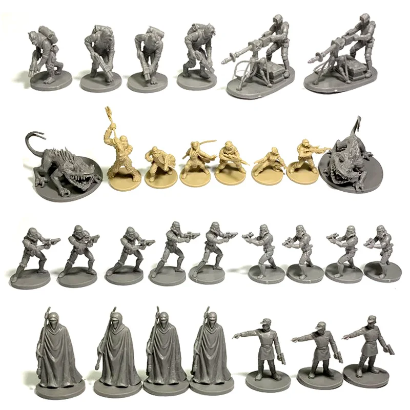 Новые Подземелья и Драконы настольные ролевые игры D& D миниатюры модель подземный город серии Звездные войны игра фигурки Набор