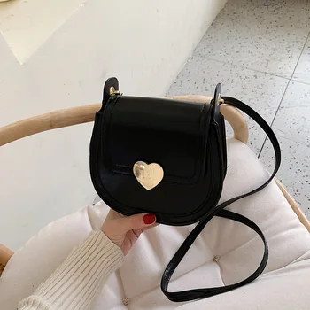 

Net red retro small bag female new 2020 Korean fashion shoulder bag texture wild ins messenger saddle bag