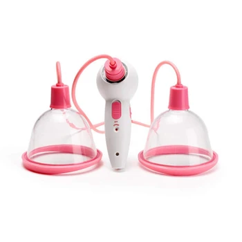 

Electric Breast Massager, Enlargement Chest Massager, Heating Therapy Vacuum Pump Cup Breast Massager EU Plug