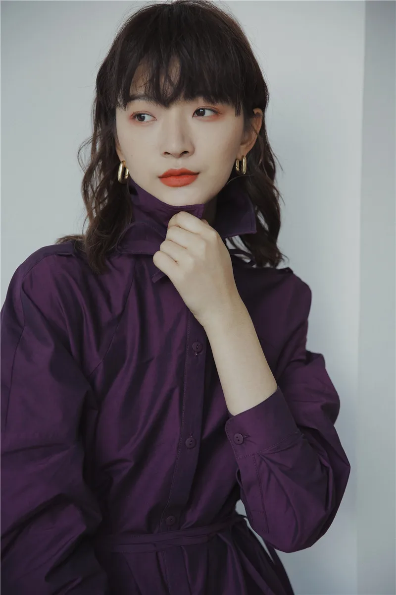 WHITNEY WANG, блузки,, Весенняя мода, винтажный стиль, металлик, фиолетовый цвет, блузка для женщин, Blusas, для офиса, леди, рубашка, Топ