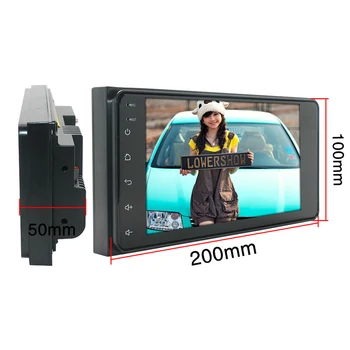 

Android 8.1 2Din Car Radio Stereo 7 Inch Capacitive Press Screen High Definition Gps Navigation Bluetooth for Toyota Old Camry C