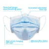 10-600pcs Disposable Blue Filter Face mask Adults security protection mask Non-wove Protective masks 3 Layer Ply mascarilla 6