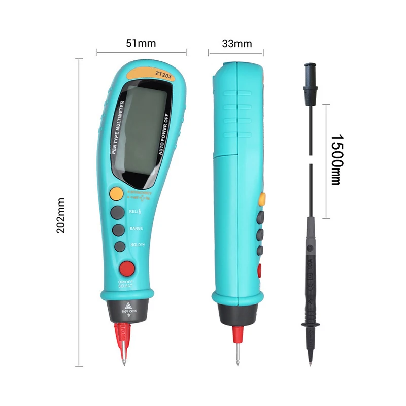 B01 Pen Type LCD Digital Multimeter Auto-Range True RMS NCV 6000 Counts AC/DC Voltage Electronic Meter Car Multimeter Tester