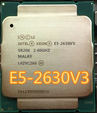 Intel Ксеон E5 2630 V3 2,40 GHZ 8-ядерный 20 м Кэш E5-2630 V3 DDR4 1866 МГц FSB FCLGA2011-3 85 Вт E5 2630V3 E5-2630V3