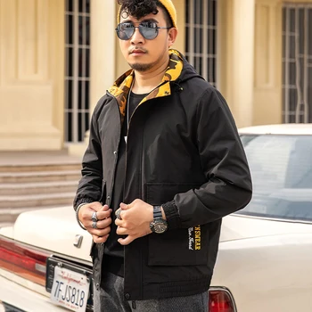 

Hooded casual jacket new large xl-7xl men fat jacket embroidered single breasted men loose zip coat men coat