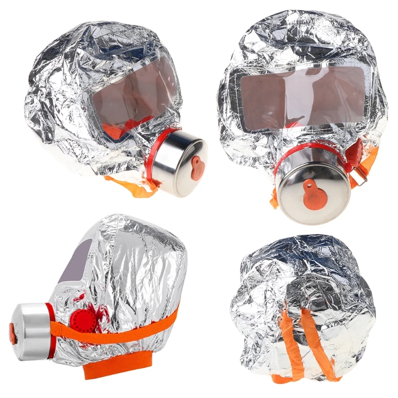 Fire Respirator Mask Self-rescue Gas Mask Smoke Protective Face Cove