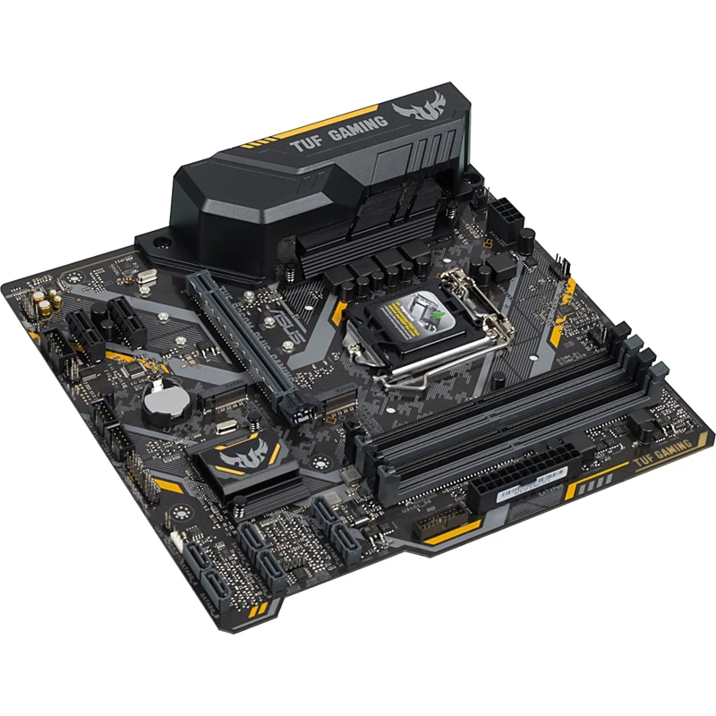 Материнская плата Asus TUF B360M-PLUS GAMING Soc-1151v2 Intel B360 4xDDR4 mATX AC`97 8ch(7.1) GbLAN