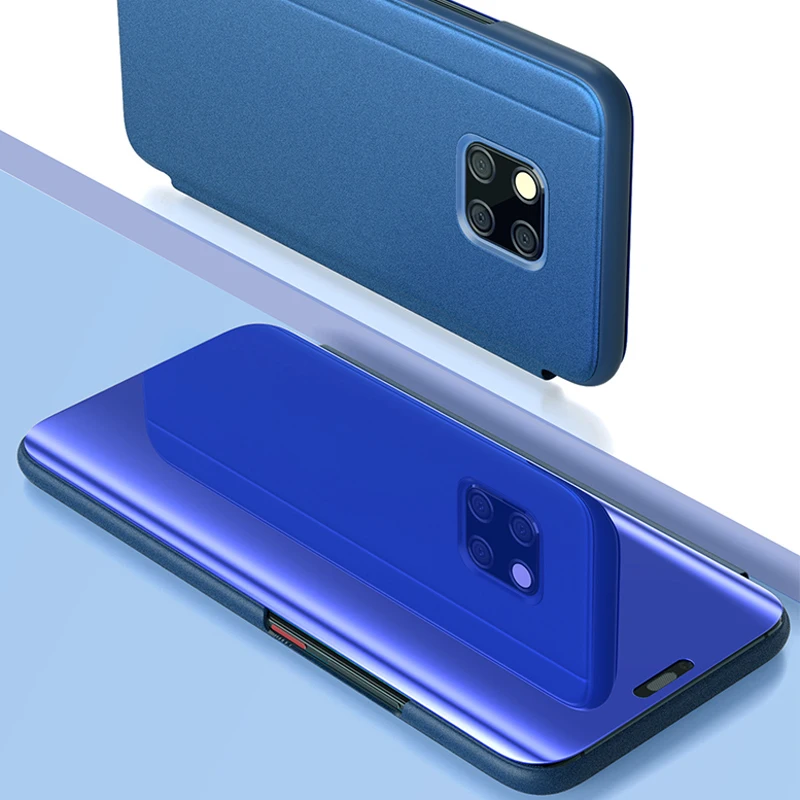 Вид умный зеркальный флип-чехол для huawei Honor 20 9X Pro 20 20i 10i 9i V10 играть 9X 8C 8A 8S вид 20 Примечание 10 Коврики 8 9 P9 плюс Чехол