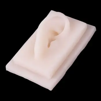 

Human Soft Silicone Right Ear Model Life Size Acupuncture Study Practice Tool D08B