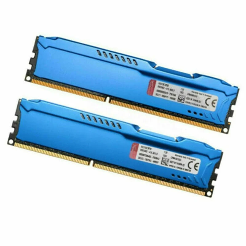 Original DDR3 4GB 8GB RAM for HyperX FURY 1600MHz Desktop Memory 240 Pins PC Memory PC3-12800 1.5V RAM Memory Module (2)