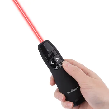 

QIYING Wireless Presenter Red Laser Pointer 2.4Ghz USB PPT Remote Control for Powerpoint Presentation LOGITECH R400 PRESENTER