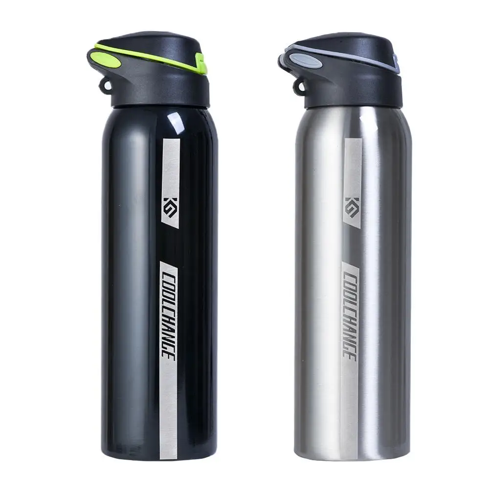 500ml Stainless Steel Thermos Cup Sports Water Bottles Cycling Camping Bicycle Bike Kettle Outdoor Riding Sports Kettle