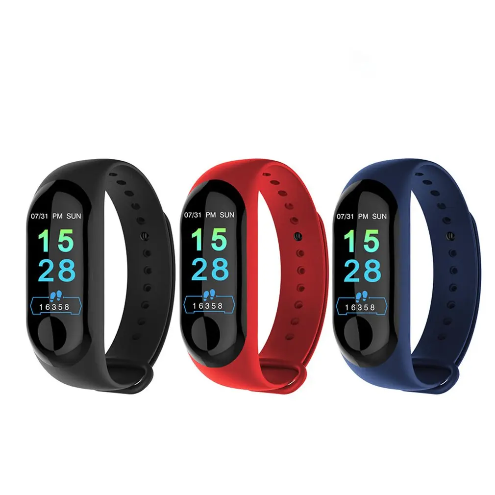 Смарт-браслет M3, Bluetooth, Смарт-часы, водонепроницаемые, умные часы, монитор сердечного ритма, наручные часы, фитнес-браслет, трекер