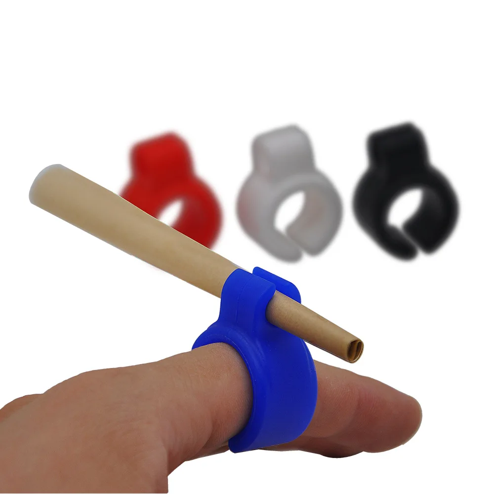 

Ring Pipe Silicone Ring Solid Color Practical and Convenient Ring Pipe Pipe Holder Technology Gadgets Gift for Boyfriend juul