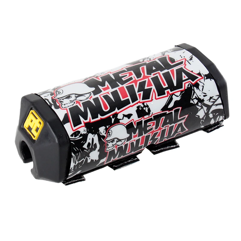 Руль колодки Жир Бар 1-1/" пакет Dirt Bike Мотокросс Fat MX резиновый гоночный руль - Цвет: black
