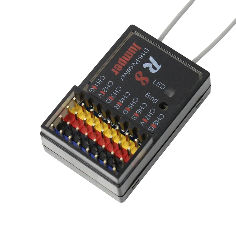 Ресивер Jumper R8 R1 Plus R1F 16 каналов Sbus для Frsky T16 Pro plus D16 D8 Радиоуправляемый режим только