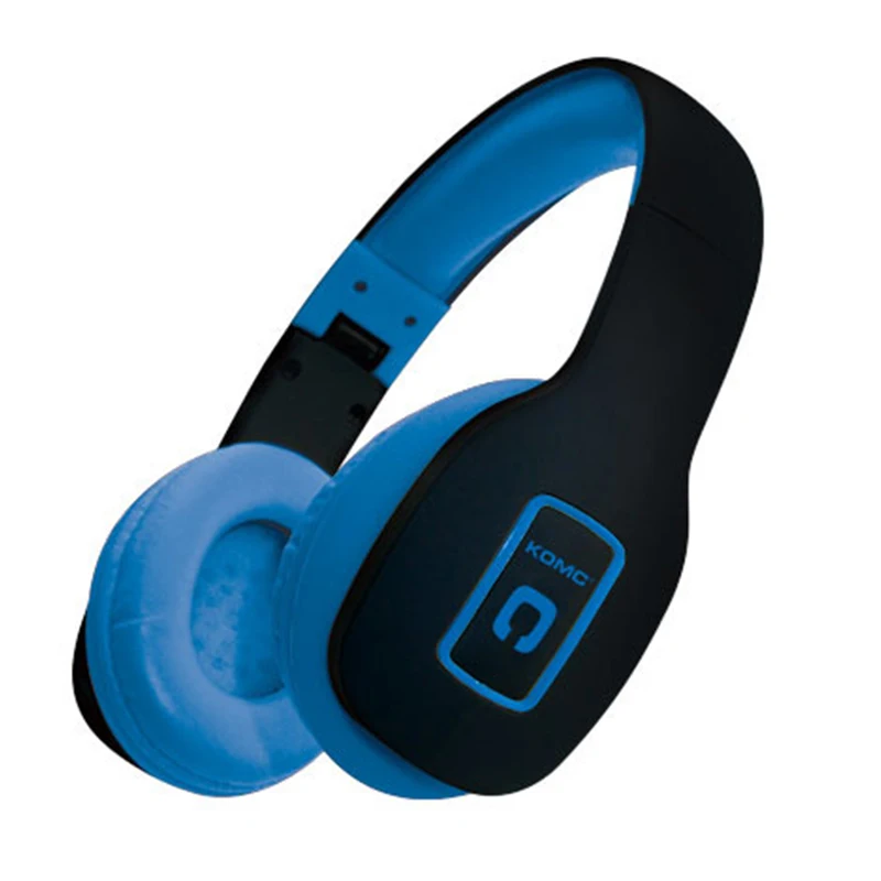 KOMC Bluetooth Headphone Wireless Headphones Sports Running Headset with Aux Cable Stereo HD Mic for iPhone Smartphone