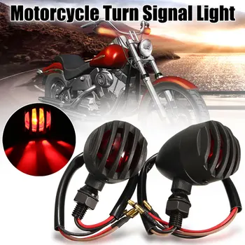

2xBullet 12V Motorcycle Turn Signal Light Indicator Lamp For Honda VT Shadow Ace 700 750 1100 VTX1300/Yamaha V-Star XVS 65 1100
