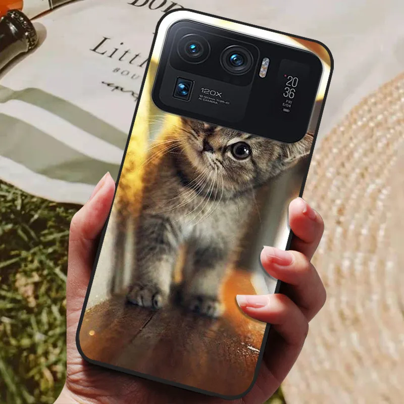 Premium Black Bumper Soft TPU Silicone Back Cover for 6.81-inch Smartphones