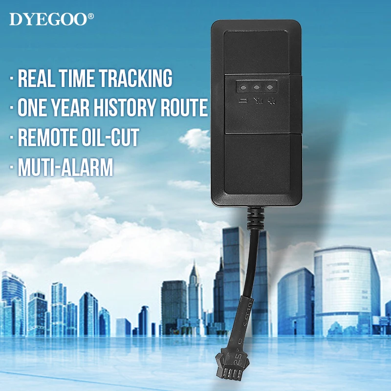 DYEGOO TK110 Vehicle Car Motorcycle GPS Tracker Vibration Ignition GEO