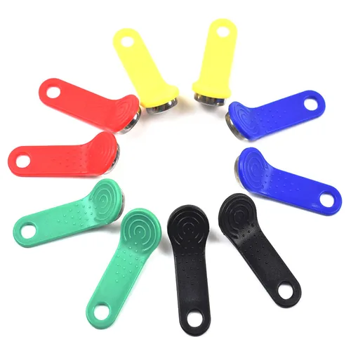재기록 가능 RFID 터치 메모리 키, 복사 카드 사우나 달라스 키 카드용, RW1990 IButton, 10 개/로트 2