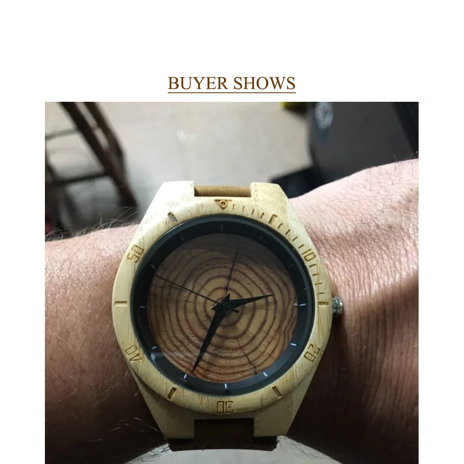 Модные стильные ручные кварцевые часы из дерева для мужчин и женщин, деревянные зерна, натуральная кожа, браслет с застежкой, наручные часы