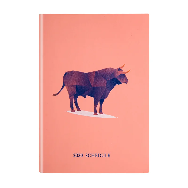 Kawaii записная книжка-органайзер планировщик Органайзер B6 дневник расписание Сетка Журнал милые животные записная книжка назад в школу путешествия Handboo - Цвет: For Cattle