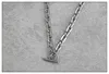 Fashion long square OT buckle stainless steel batch angle O word men and women titanium steel word buckle necklace hot sale ► Photo 3/5
