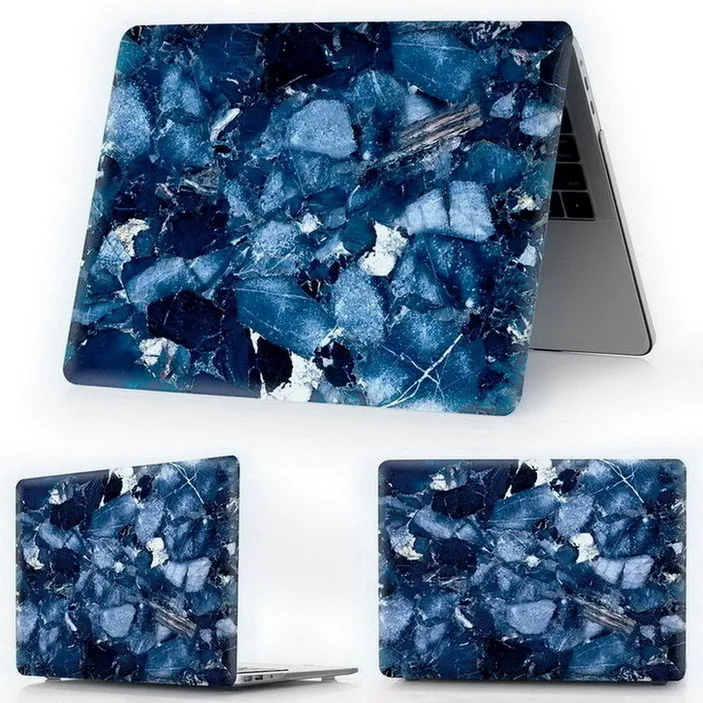 Мраморный чехол для ноутбука Apple MacBook Pro Air retina 11 12 13 15 для Mac 15,4 13,3 дюймов Сенсорная панель оболочка рукав+ крышка клавиатуры - Цвет: da-li-shi-S13