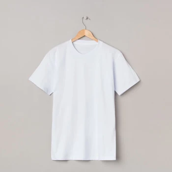 

T-shirt for men, monochrome, white, size 54