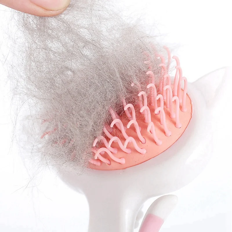 Cat Comb Hair Cat Brush Removal Device Efficient Self-cleaning Pet Pet Cat Grooming Brush Cat Comfortable And Safe Pet Non-slip Cat Comb Hair Cat Brush Removal Device Efficient Self-cleaning Pet Pet Cat Grooming Brush Cat Comfortable And Safe Pet Non-slip